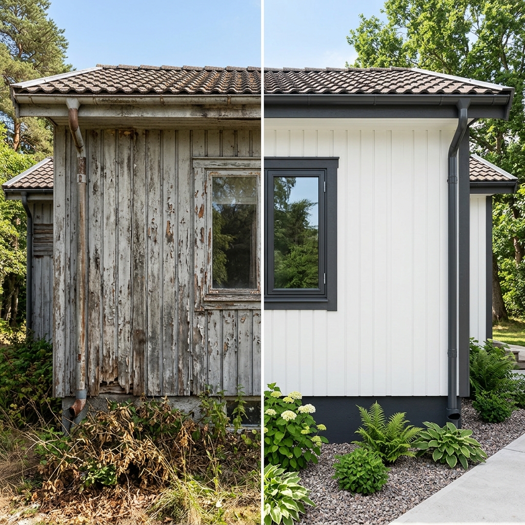 Before and After Painting Project